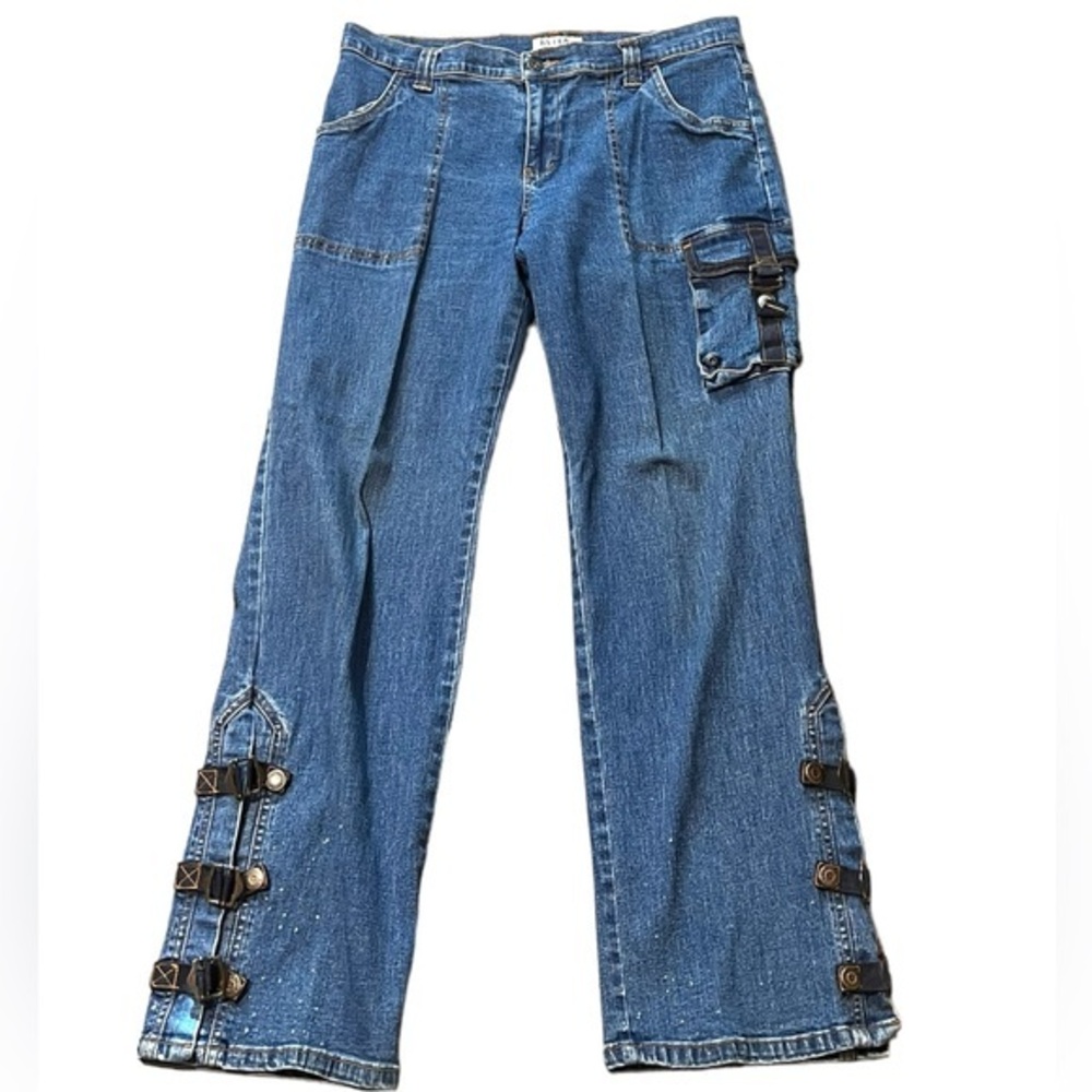 ULTRA RARE y2k JukeBox buckle jeans
